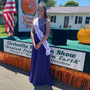 Purple/Blue Prom Dress size 6/8